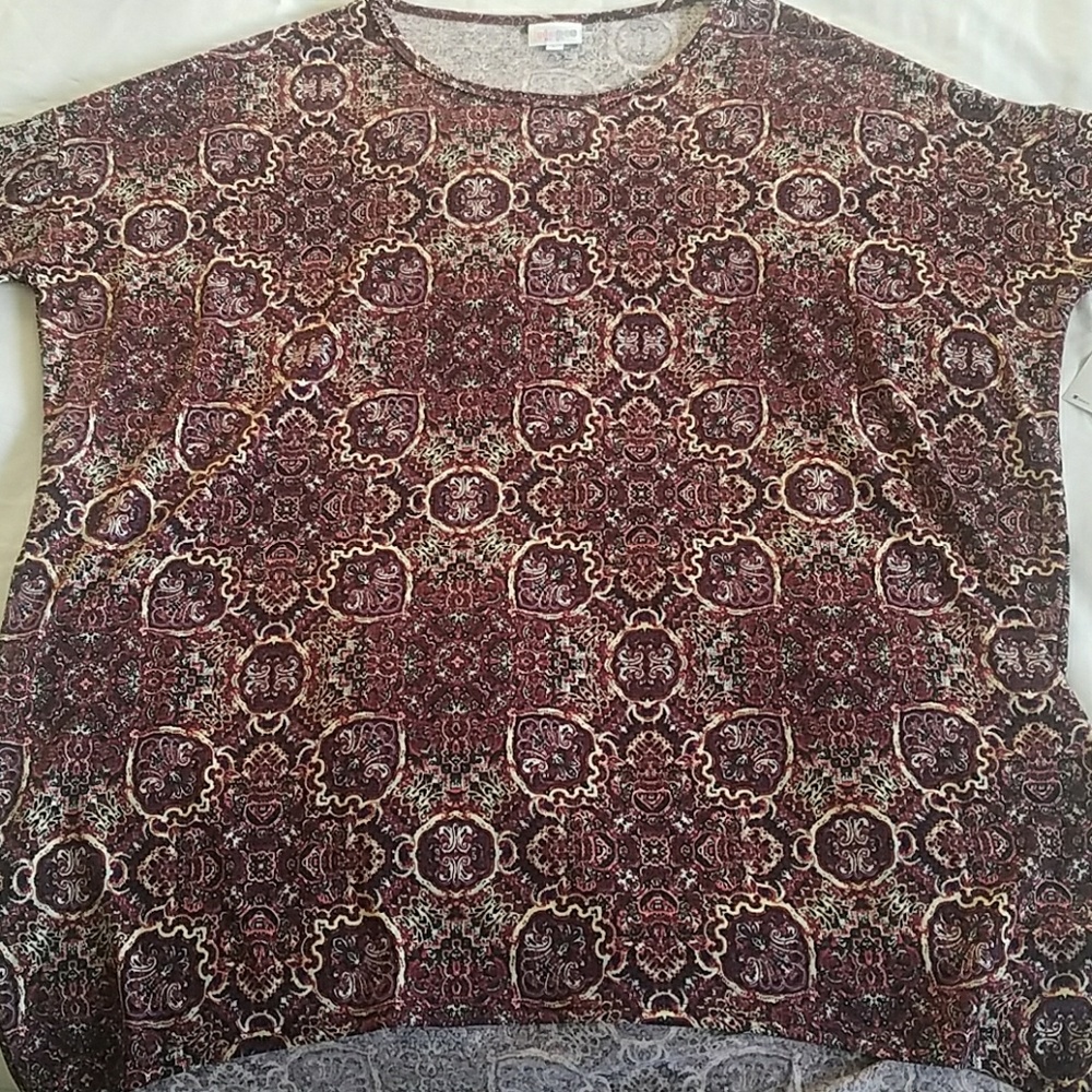 BNWT kaleidoscope print LuLaRoe Irma